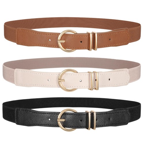 Women Thin Elastic Waist Belt for Dress Ladies Skinny Stretch Fashion Belt Top - Picture 8 of 11