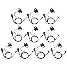 10 Headset Earpiece for Motorola Talkabout MD200TPR MH230R MR350R MS350R MT350R