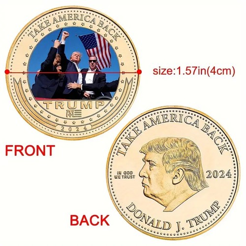 Donald Trump 2024 Campaign Commemorative Coin Set – Collector's Edition, Premium - Picture 5 of 5