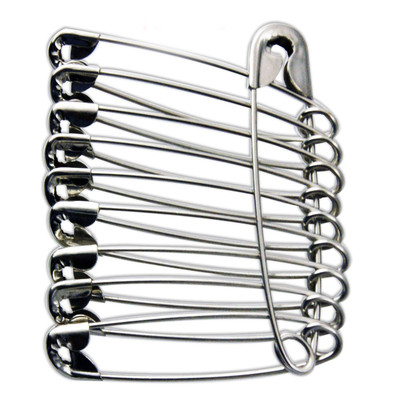 20 x Extra-Large 5.5cm silver//chrome safety pins NEW UK Stock SAME DAY POSTAGE