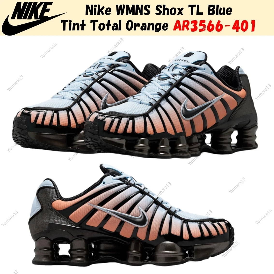 W Shox TL Blue Tint/Total Orange メンズ27.5 Nike Shox TL Blue Tint Orange W for sale | eBay
