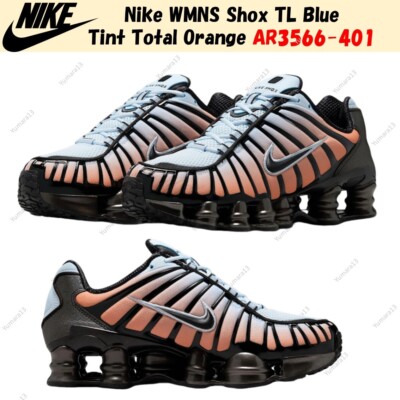 W Shox TL Blue Tint/Total Orange メンズ26.5 Nike WMNS Shox TL Blue Tint Total Orange AR3566-401 Women's