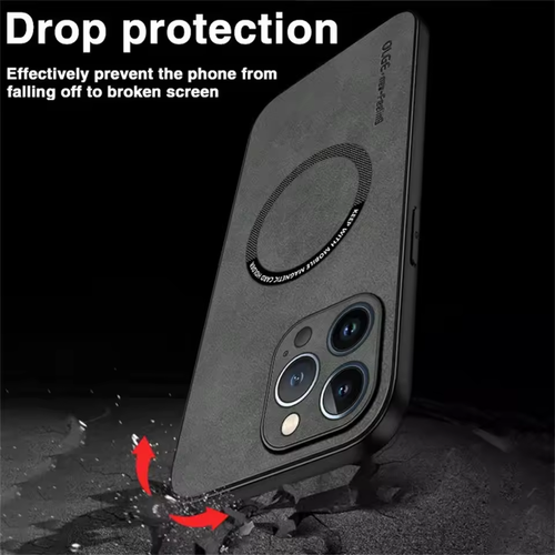 Etui Magsafe na iPhone 16 15 14 13 12 11 /Pro Max 16e Plus telefon komórkowy skóra ochrona - Zdjęcie 2 z 10
