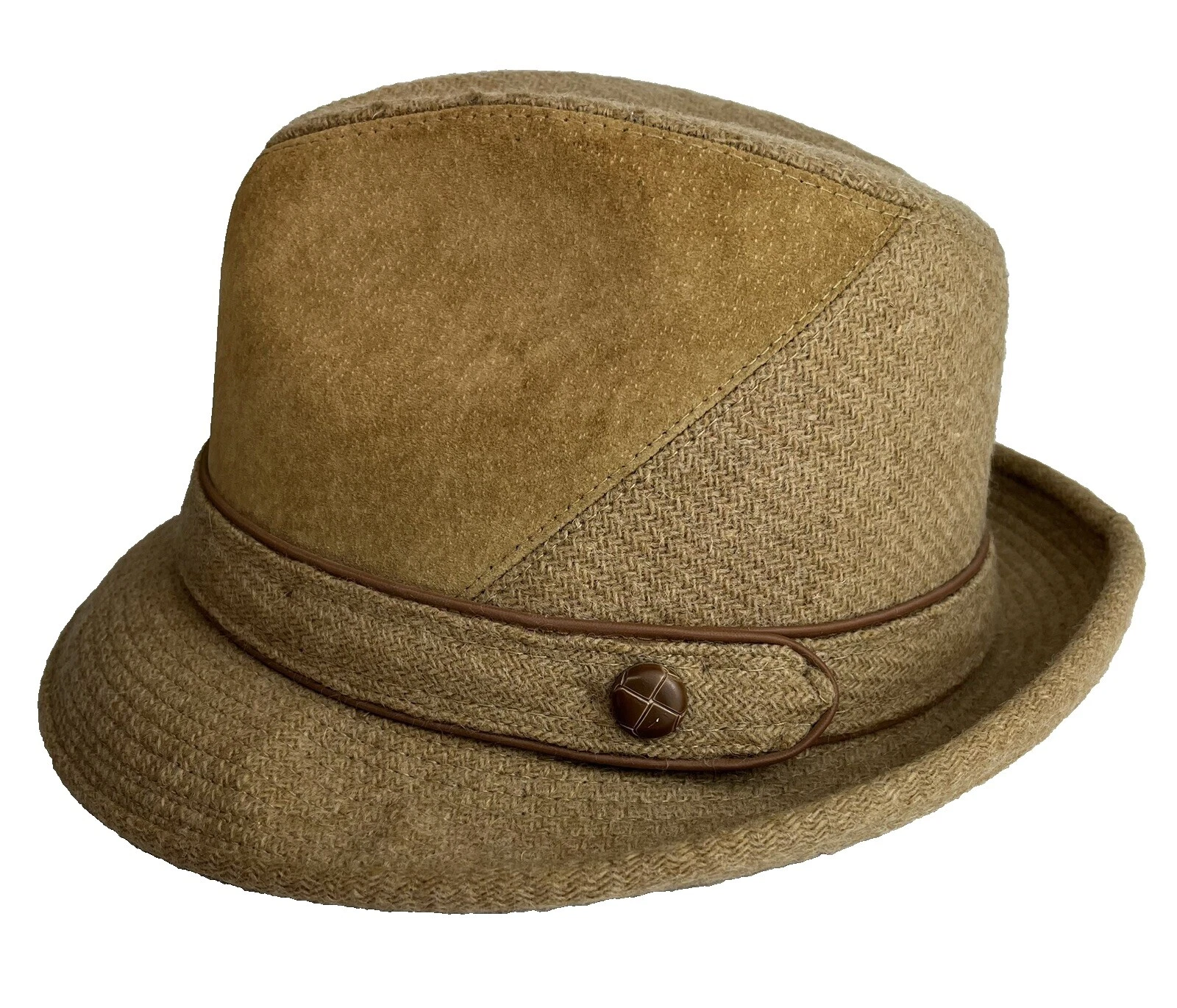 Suede Trilby Hats for Men