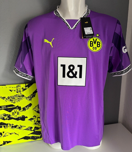 BORUSSIA DORTMUND | BVB | Sondertrikot Neon Lila 2025 | Torwart | gr. XL - Bild 1 von 4
