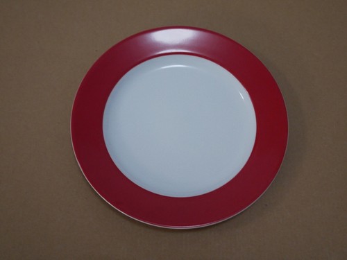 TCM Tchibo Kaffeegedeck - Kaffeetasse Untertasse Kuchenteller - gelb blau rot - Bild 17 von 18