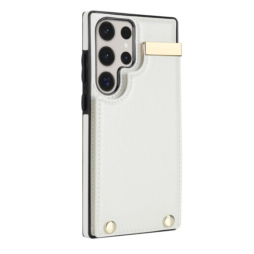 For Samsung Galaxy S24 Ultra PU Leather Back Wallet Flip Cover Slim Case - 第 30/33 張圖片
