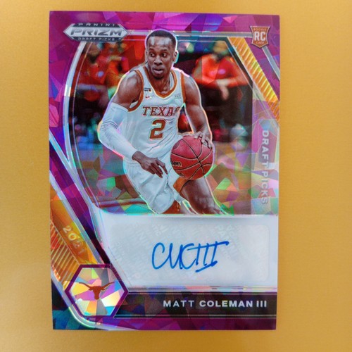 Set Panini 2021 Prizm Auto RC-MATT COLEMAN # DP-MCO-DEANDRE BEMBRY # PE-DEB - Foto 2 di 5
