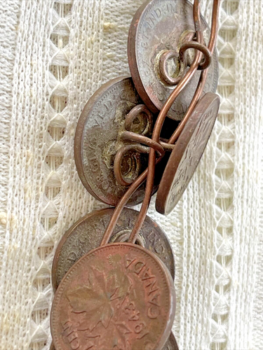 Centavos canadienses vintage con cuerda de botones. 30s & 40s - Imagen 4 de 4