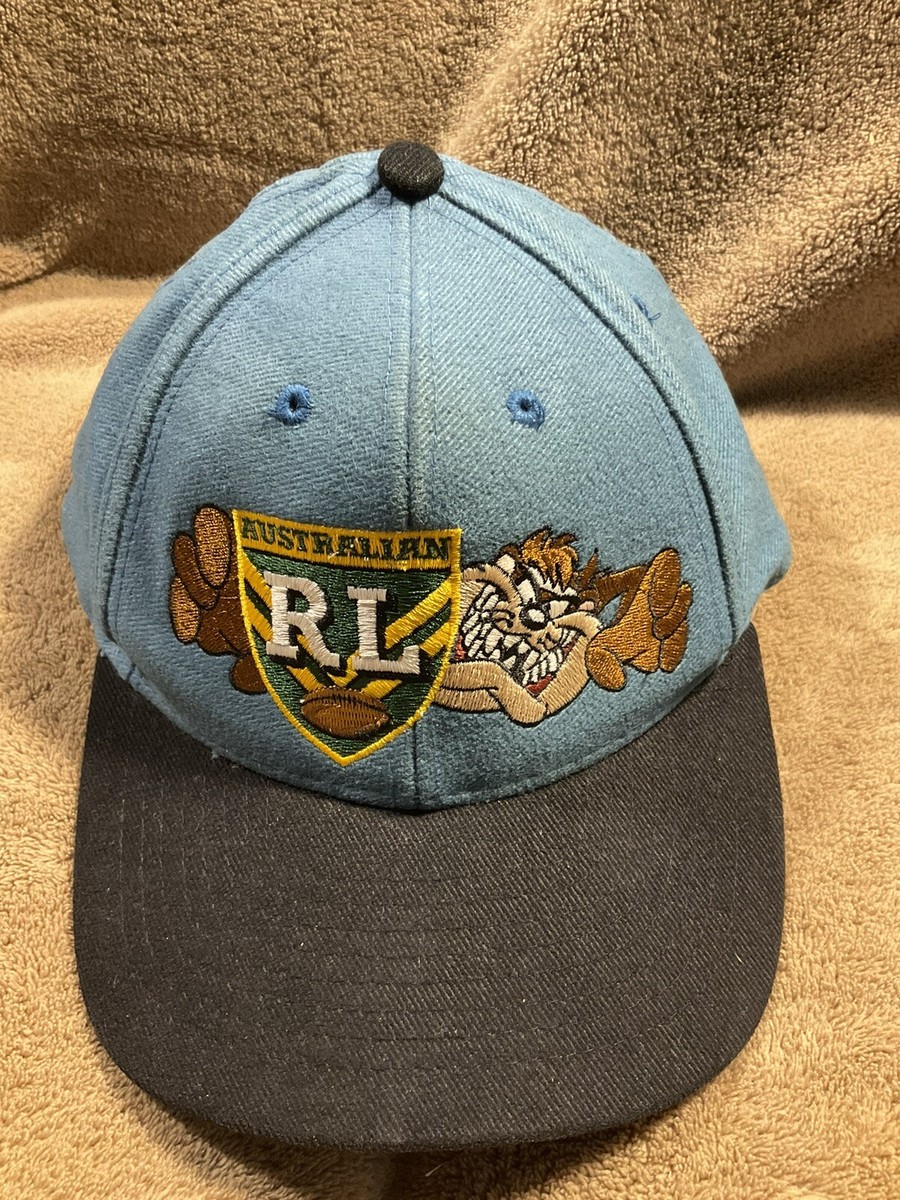 Vintage 90s Looney Tunes Blockhead Snapback Hat Taz Vintage 90s Looney Tunes Blockhead Snapback Hat Taz