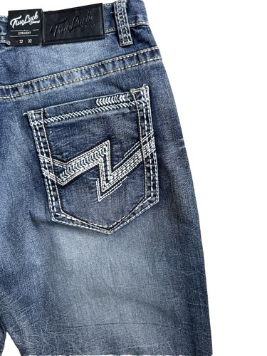 True Luck Herren Classic Stretch Straight Jeans Größe 32x32 - Bild 9 von 10