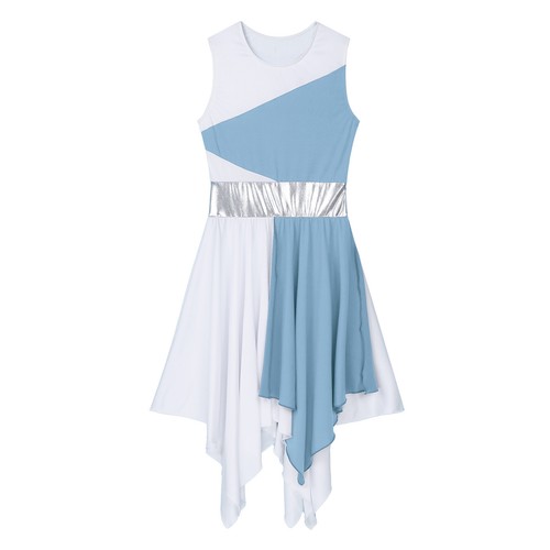 Costume lirico donna liturgico ballo lode abiti color block culto - Foto 50 di 103