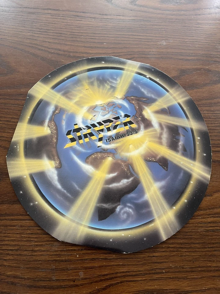 Stryper - The Yellow And Black Attack - 1986 Limited Ed Blue Color Vinyl (NM) - Image 4 of 4
