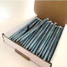 Concrete Screws Flat Countersunk Silver - 7.5 x 120