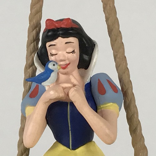 Adorno de Navidad Vintage Disney Blancanieves en un Columpio por GROLIER caja #026902 - Imagen 5 de 9