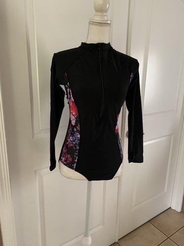 YOLIPULI Women One Piece Long Sleeve Rash Guard UV Protection Swimsuit. Size L - Picture 6 of 13