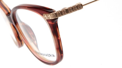 New BCBGMAXAZRIA ROWAN Wine Horn EYEGLASSES FRAME 52-16-130mm B38mm - Picture 6 of 10