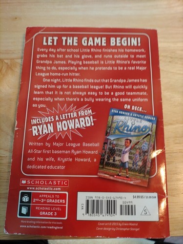 My New Team (Little Rhino #1) - Paperback By Howard, Ryan - GOOD - Imagen 2 de 3