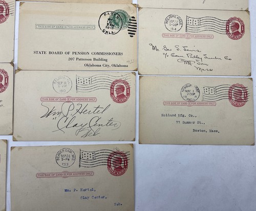 18 Vordrucke Ansichtskarten 1898-1913-1920 verschiedene Geschäfte - Bild 7 von 15