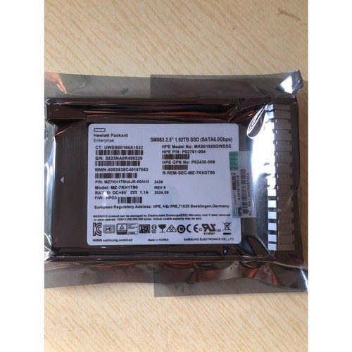 New P40504-B21 P41529-001 HPE 1.92TB SATA 6G Gen9 Gen10 Plus V2 SSD US - Picture 2 of 2