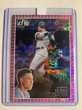 2019 Donruss Action All-Stars Pink Fireworks #AA2 Aaron Judge New York Yankees