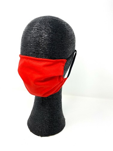 Maschera viso in cotone fatta a mano con tasca filtro, maschera in tessuto filo naso riutilizzabile USA - Foto 20 di 52