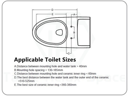 Electric Toilet Warm Seat Bidet Cover Smart Hot Cold Massage Spa Hygiene - Picture 4 of 22