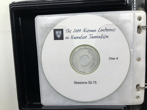 Nieman Conference on Narrative Journalism 4 MP3 CDs 2004 - Picture 5 of 5