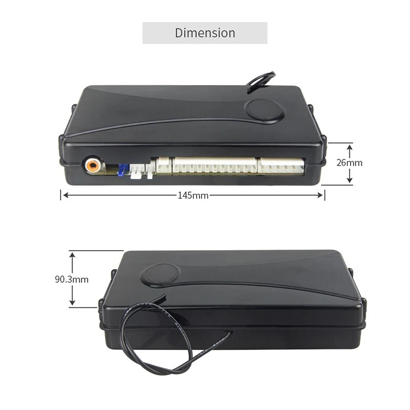 EASYGUARD 2 way pke car alarm system keyless entry shock warn security alarm 12v - Image 2 of 4