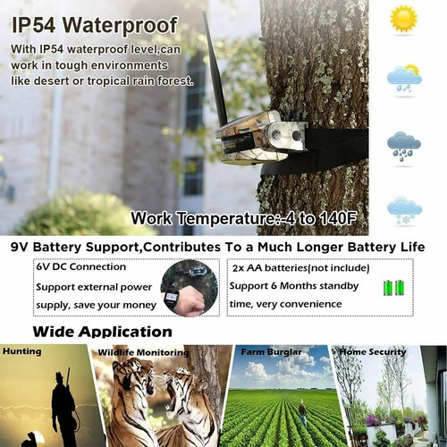 Olymbros Security Sensors/Outdoor Animals Alarm System Long + 2pcs Transmitter - Picture 9 of 13
