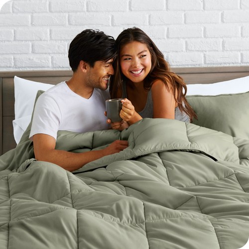 Premium 1800 Series Comforter Set, Soft & Warm (Goose Down Alt.) by Bare Home - Picture 135 of 202