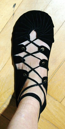 Römersandalen Schnürsandale Wildleder Mittelalter Bundschuhe 37- 46 Goa Hippie   - Bild 15 von 25