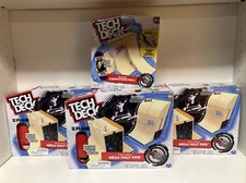Tech Deck Lot Competition Wall Mega Half Pipe ( No Boards) Missing Parts