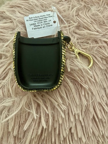 NEW Bath & Body Works Cheetah Gems PocketBac Holder Keychain Key Fob - Picture 9 of 13