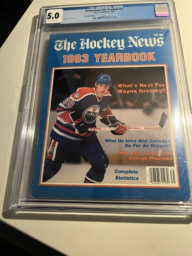 CGC 5.0 Hockey News 1983 Yearbook Wayne Gretzky Cover