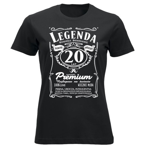 20 Lat Urodziny Legenda Damska Koszulka Polish T Shirt Prezent Dla Kobiet PL Tee - Bild 3 von 19