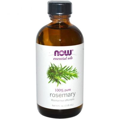 Rosemary Oil (100% Pure), 4 oz - NOW Foods Essential Oils