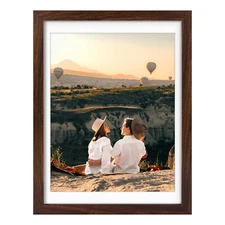 12x16 Picture Frame with Mat for 11x14 Picture or 12x16 inch without Mat