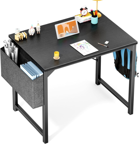 Computer Desk Home Office 55 Inch Writing Study Work Desk with Storage Bag, Head - Picture 13 of 19