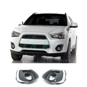 RH Side Bumper Bezel Fog Light Cover Bezel o For Mitsubishi Outlander 2013-2015