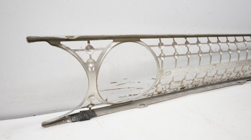 1961 FORD GALAXIE FRONT EXTERIOR ALUMINUM GRILLE COVER TRIM, OEM. - Picture 6 of 8