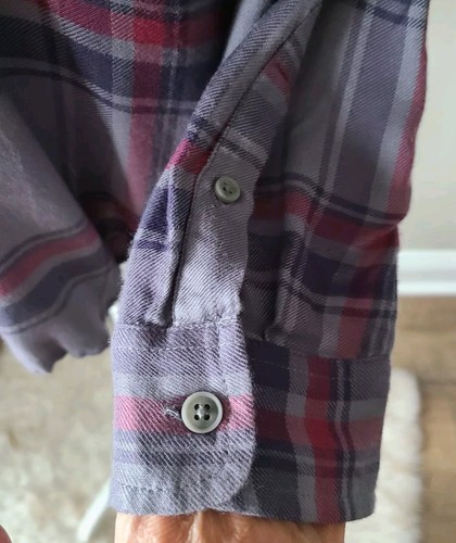 Lucky Brand Women Shirt Sz Medium New NWT Plaid Button Up Modal Blend Top - 第 6/11 張圖片