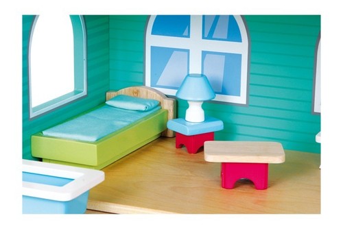 DOLL HOUSE Wooden Floors Furniture Fancy Children Kids Girls Dolls Home Legler - Picture 24 of 66