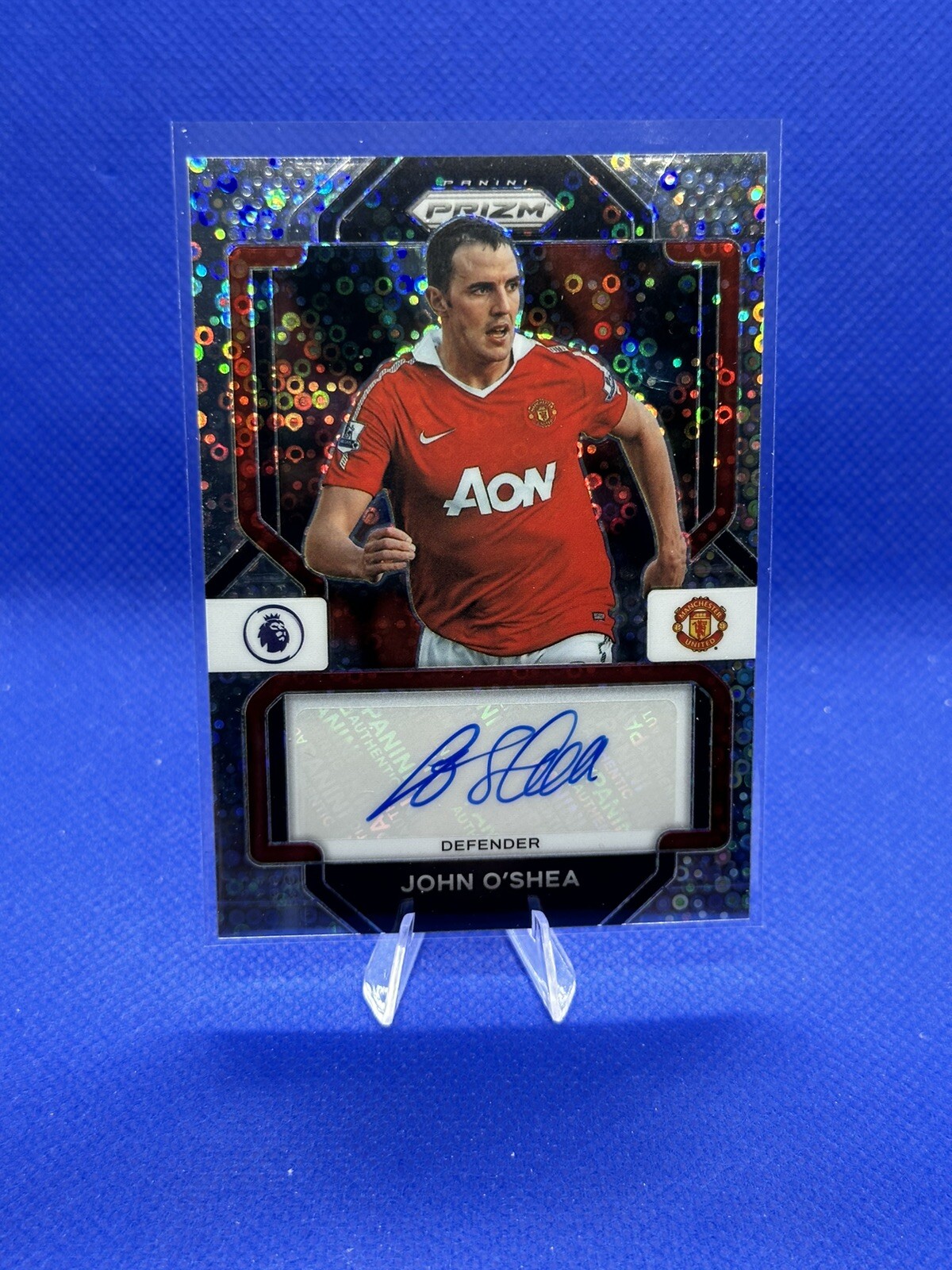 2022 Panini Prizm Premier League JOHN O'SHEA MANCHESTER UNITED AUTO