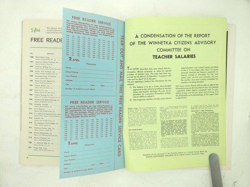 1958 School Management Vintage Advertising Magazine Help Graduate College TV - Picture 15 of 17