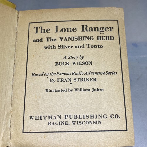 VTG THE LONE RANGER AND THE VANISHING HERD 1936 THE BIG LITTLE BOOK 1196 HC - Picture 10 of 23