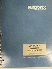 Tektronix LA 501W Analyzer Operators Instruction Manual 070-2169-00