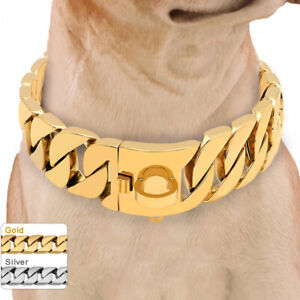 stainless doberman choke kettenhalsband martingale schwer edelstahl 65cm