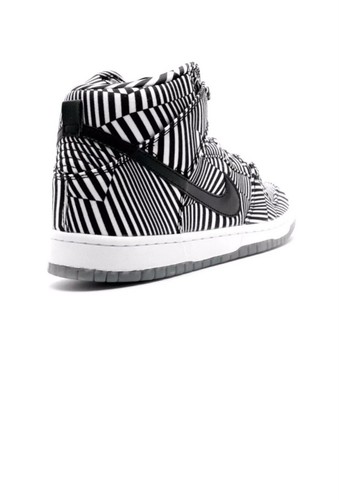 Monopatín para hombre Nike SB Dunk High Premium Concept Car Zebra 313171-103 - Imagen 6 de 7