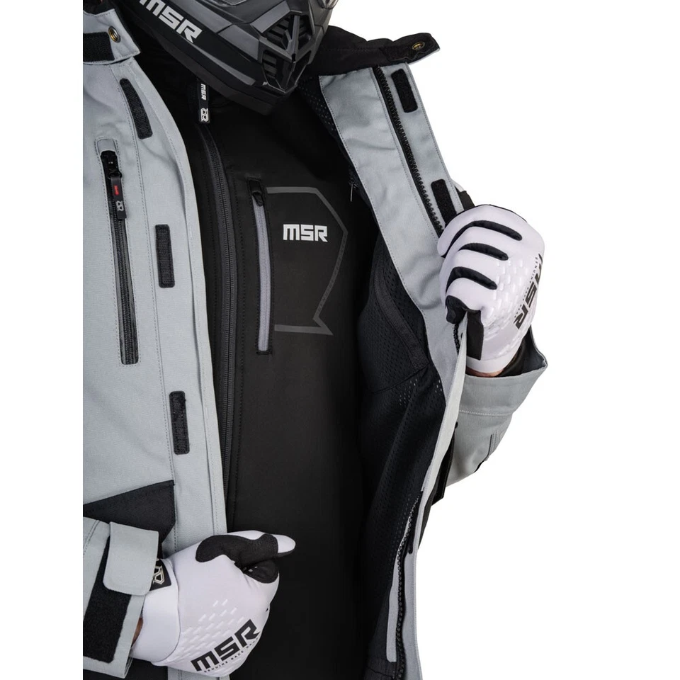 MSR Mid Layer Motorcycle Jacket Large Black Foto 4 de 4